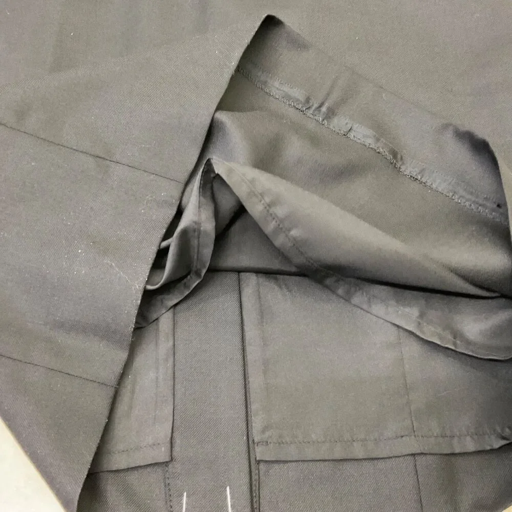 NWT J. Crew Women's Size 8 Gray 70% Wool Lined Back Slit Career Office New